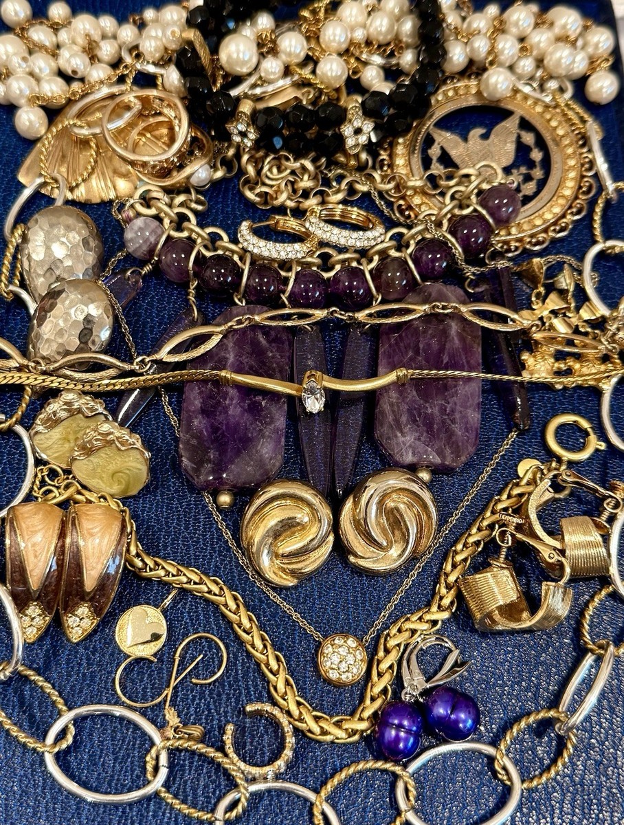 Gold Sarah Costume Jewelry Vintage Sarah Coventry Faux Pearl Wire