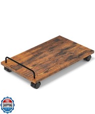 Akxomel Mobile CPU Stand, Computer Tower Stand with 4 Caster Whee