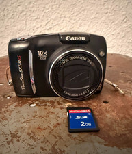 Canon PowerShot SX110 IS 9MP Digital Camera 10x Zoom  Memory Tested Works READ