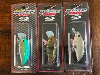 (Lot of 3) OSP Blitz Max/Rattlin Blitz Max Floating Crank Bait Lures JDM *NEW*