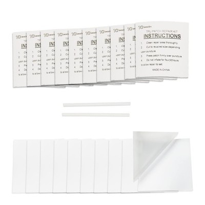 10Leccion 20 Pack of TPU Pool Patch Repair Kit for Air 20 Packs, transparent 