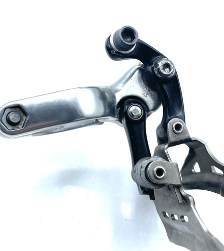 Campagnolo Record Titanium Front Derailleur 10 Speed Triple Clamp On 32.0 - Picture 7 of 9