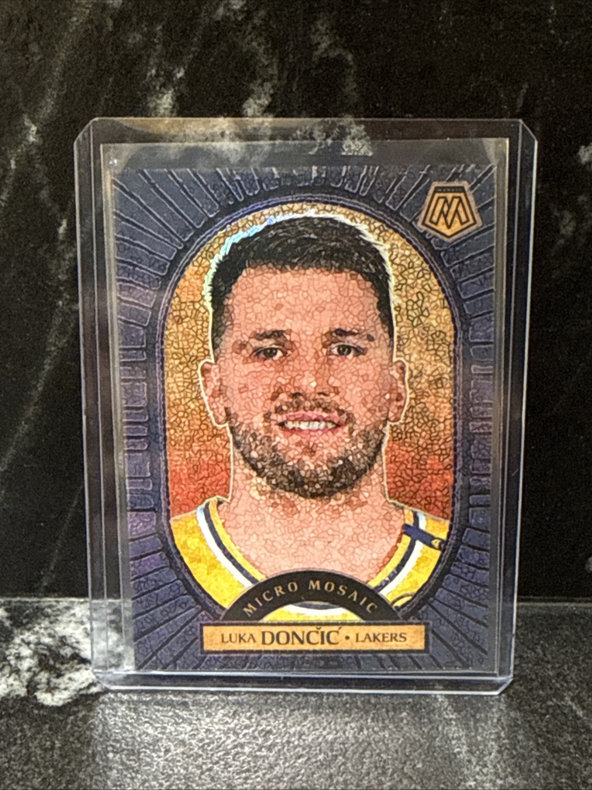 2024-25 Panini Mosaic Luka Doncic Micro Mosaic Case Hit SSP Lakers