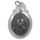 PERFECT! OLD BUDDHA AMULET LP KASEM HOT PENDANT VERY RARE FROM SIAM !!!