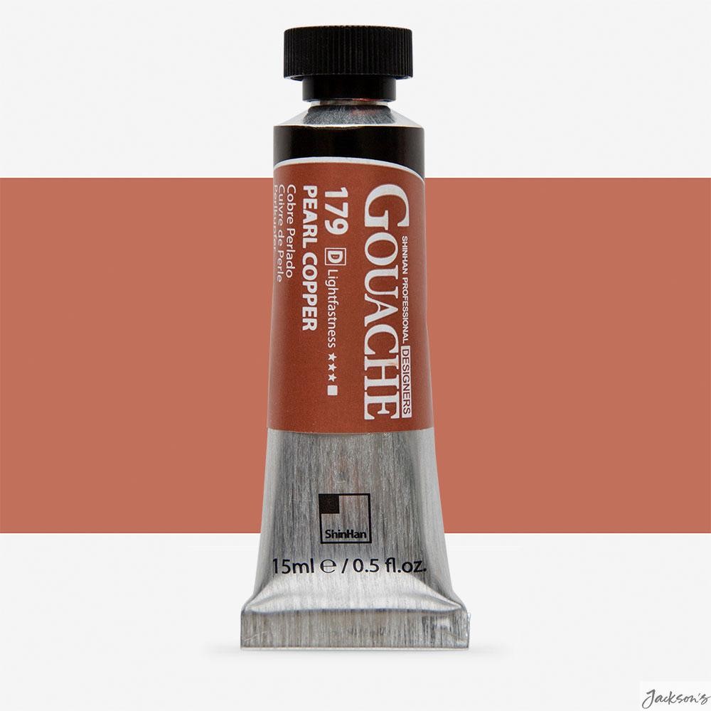ShinHan Professional Designer Gouache Paint Pearl Copper 15ml For Artists