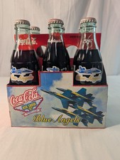 1997 Coca-Cola Blue Angels Air Show Commemorative Bottle Set