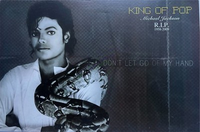 Michael Jackson “Don't Let Go Of My Hand” 12 X 18 Original Poster