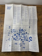 1981 University of California UC Berkeley CA Campus Map Brochure Guide