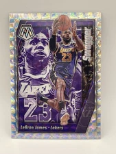 LEBRON JAMES Swagger Mosaic Silver Prizm 2019-20 SSP Rare Insert 🔥 CLEAN!