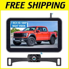 Night Vision Waterproof Backup Camera - 7"