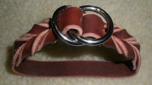NEW LATIGO LEATHER, 3/4" X 19.5", DOG SLIP/CHOKE COLLAR MED. DOGS AND PUPPIES - Picture 3 of 4
