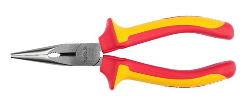 Elektro Zangen Satz VDE Seitenschneider Kombizange Flachrundzange Abisolierer - Bild 4 von 12
