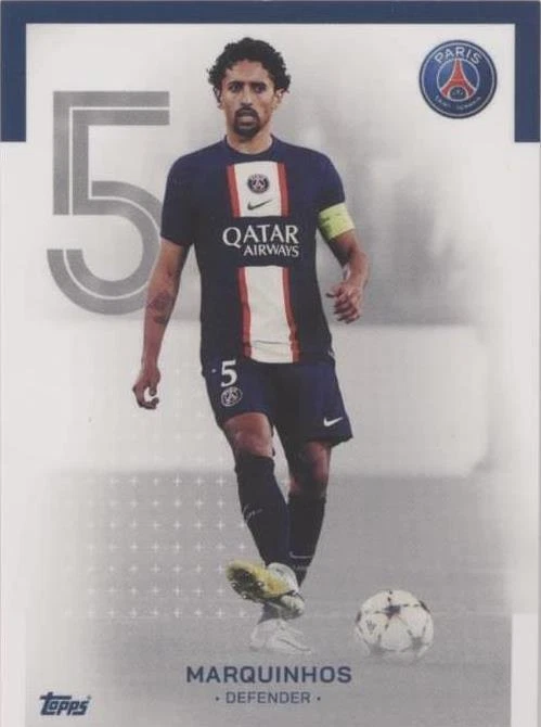 2022-23 Topps Paris Saint-Germain Team Set - Marquinhos #5 for
