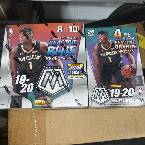 2019-2020 Panini Mosaic Prizm NBA Basketball - Mega Box + Hanger SEALED