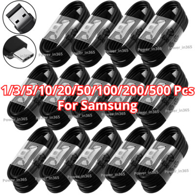 For Android Samsung USB C Type C Fast Charger Cable Adapter Cord Wholesale Bulk