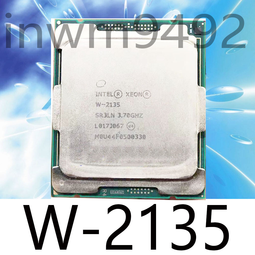 Intel Xeon W-2135 6 Cores 3.7GHz 8.25MB 8 GT/s 140W LGA 2066 CPU