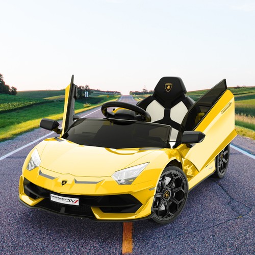 12V Ride On Car Kids LED Licensed Lamborghini Electric Vehicles Car Child Gift - Picture 10 of 10