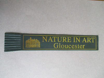 Leder LESEZEICHEN Gloucester Natur in Art Gallery Museum Wallsworth Hall grün