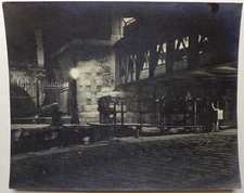 Maurice Georges Chanu - Paris la Nuit Canal de L'Arsenal - 1947 silver print