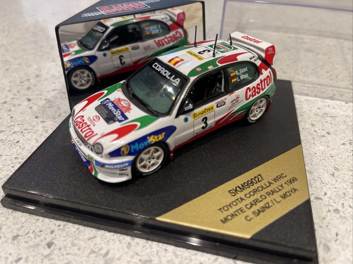 値下げ！トヨタ・カローラ WRC 1999 1/43ミニカー Ltd Edn Vitesse SKID SKM138 1:43 Toyota Corolla WRC 