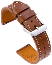 Italian Buttero Leather Watch Band - Whiskey - 18mm, 20mm or 22mm