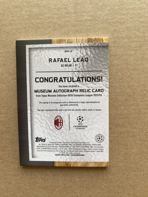 Rafael Leao Auto Topps Museum Collection