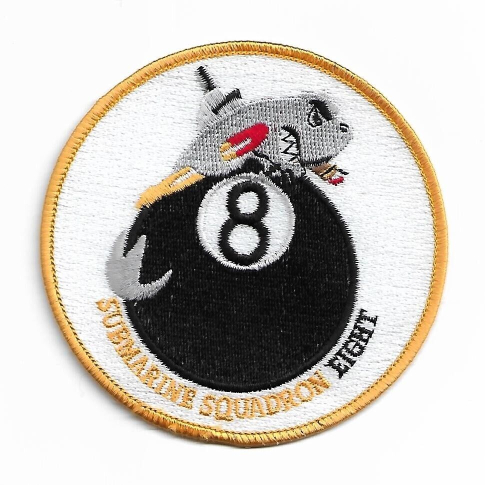 USN COMSUBRON 8 patch SUBMARINE SQUADRON 8 - Helia Beer Co