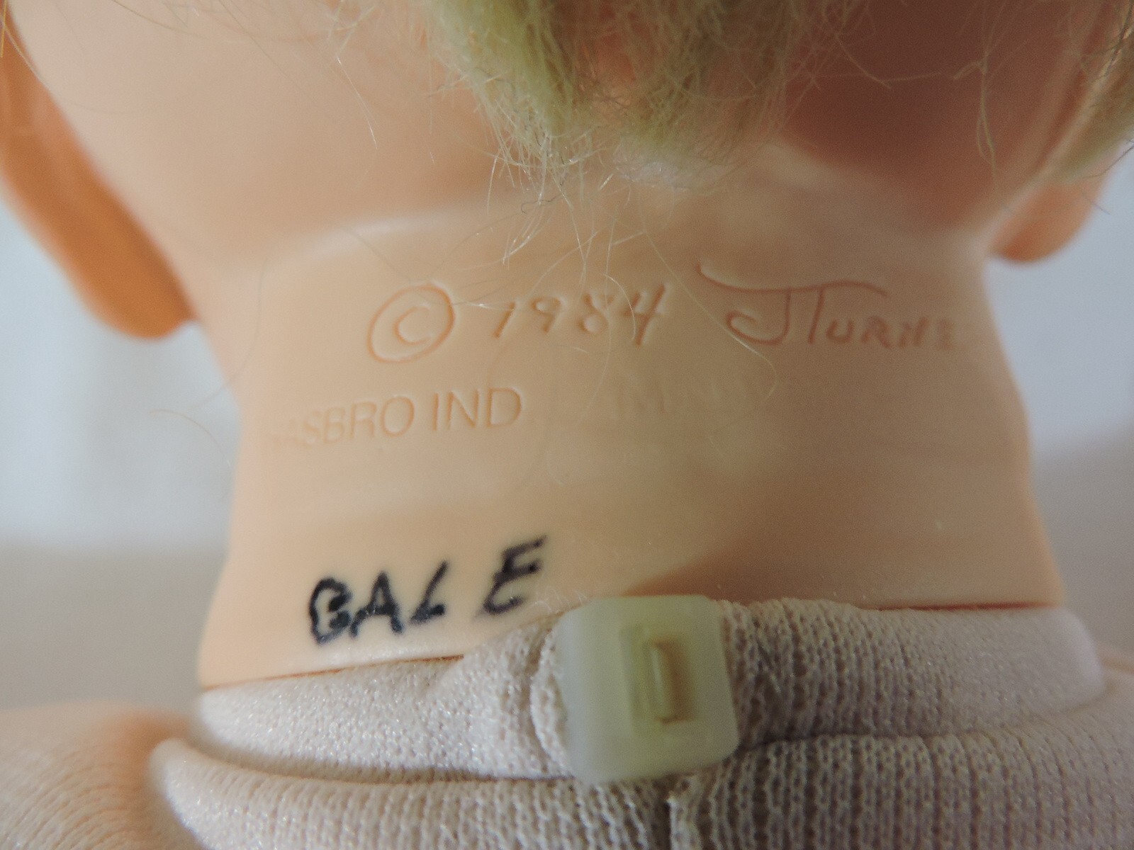 Vintage Doll 1984 Hasbro J Turner Real Baby 20" Weighted Sleep Baby