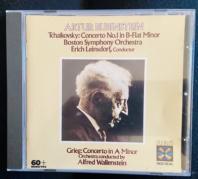 Artur Rubinstein Concerto No. 1, op. 23/Grieg: Concerto in a minor, op. 1.. [CD]