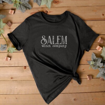 HERBSTKLEIDUNG Damen T-Shirt | Salem Witch Company | Salem Hexe | Halloween