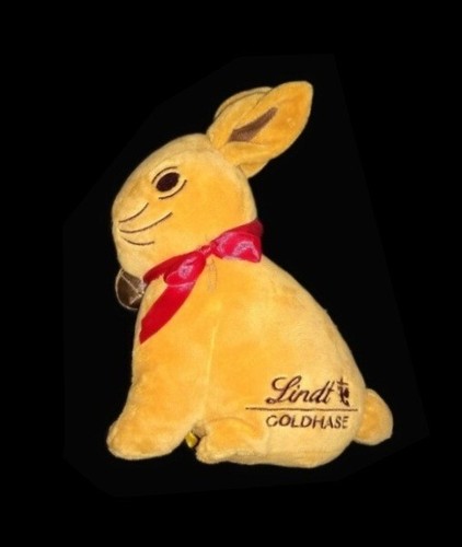 Lindt Goldhase Osterhase Plüsch Stofftier mit Geheimfach am Bauch Top Zustand! - Bild 2 von 5