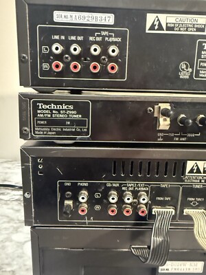 Technics Amplifier Tuner Cassette Equalizer SU-Z900 ST-Z990 RS