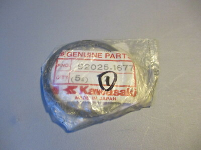 NOS Kawasaki OEM Shim 52.5X61.5X1.4 1989-2000 KLF300 VN750 92025