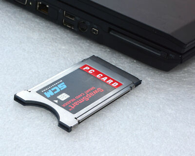 PCMCIA CHIPKARTENLESER CHIPCARDREADER SCM MICROSYSTEMS SCR120 SCR-120 V02