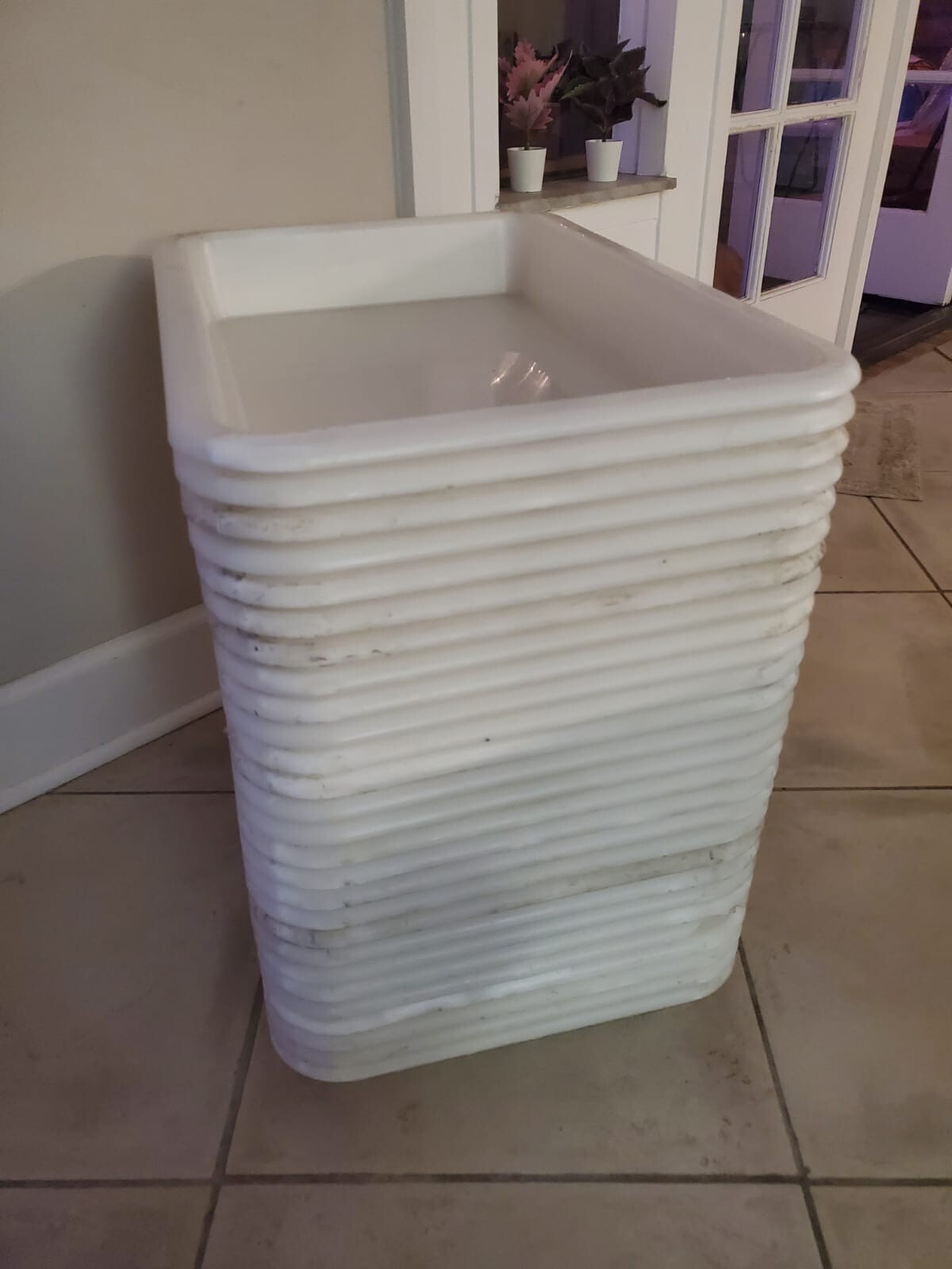 BAKERY PIZZA DOUGH BOXES - 10X DOUGH TRAYS- SELF STACKING 24"x16" MADE IN FRANCE