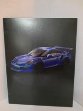 Kittrich Blue Porsche 2 Pocket Portfolio Folder