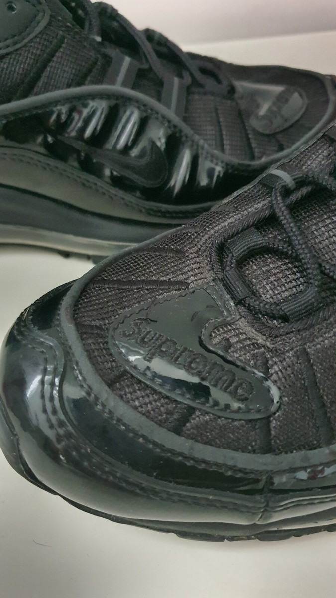 スニーカー SUPREME X NIKE Air Max 98 \"Supreme Black\" SS 16 2016 Buy Supreme x Air Max 98 'Black' - 844694 001 | GOAT