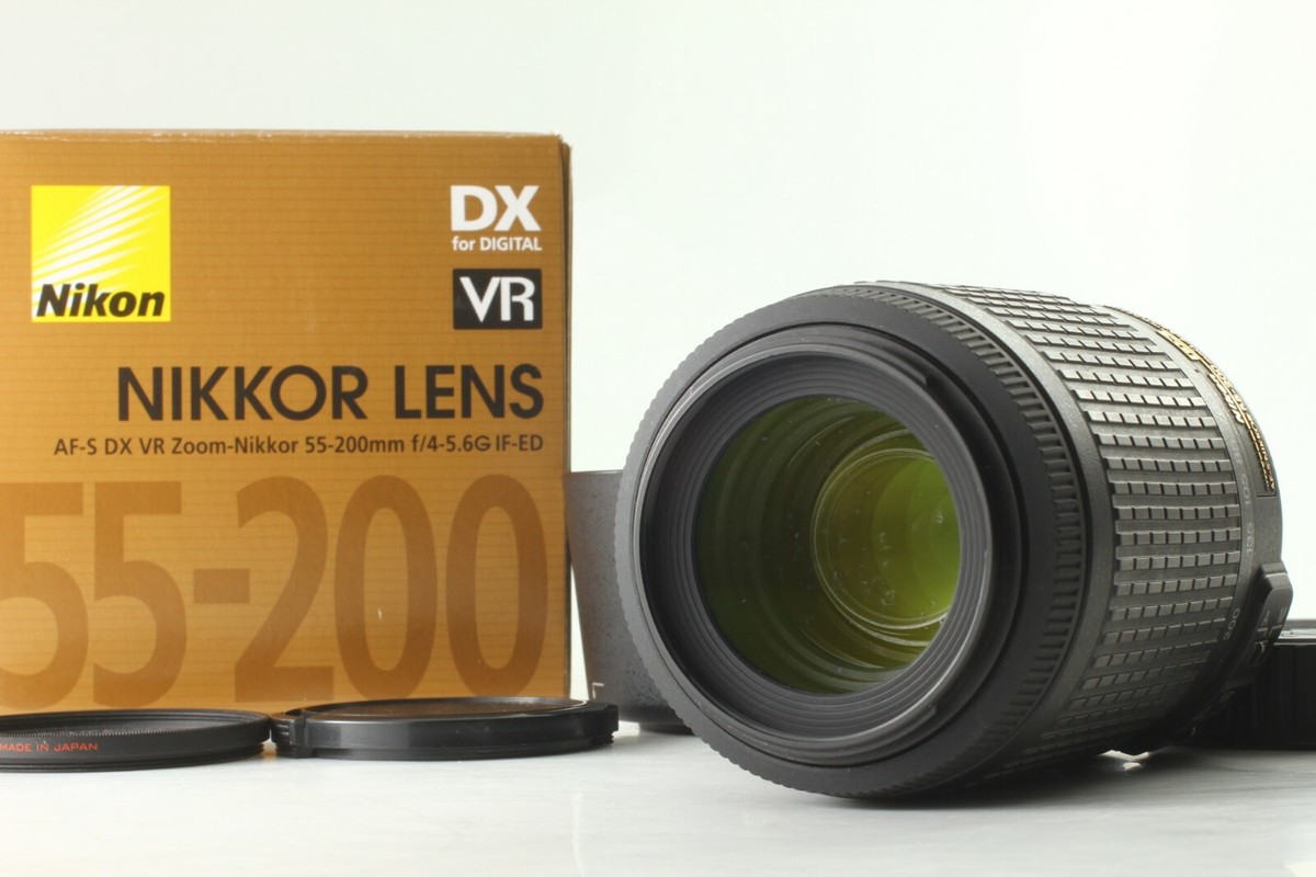 As-Is】Nikon AF-S DX VR Nikkor 55-200mm f/4.5-5.6 G Lens