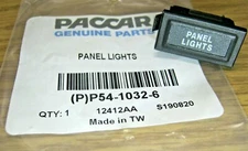 ~NEW PACCAR KENWORTH "PANEL LIGHTS" DASH INSERT INDICATOR LAMP ID~ P54-1032-6