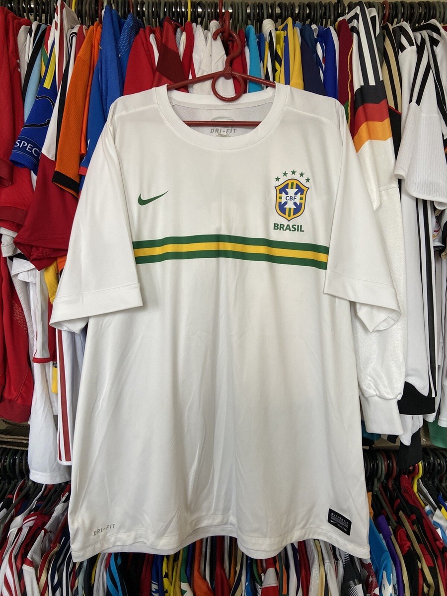 BRAZIL 2013 2014 TRAINING PRE MATCH FOOTBALL SHIRT JERSEY NIKE