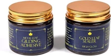 Gilding Adhesive 120ml, Professional Quality, Water Based Gold Leaf Sheets Size
