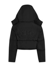 Trapstar Women's Arch Aw23 Hooded Puffer - Black, Size Extra Small (xs)
