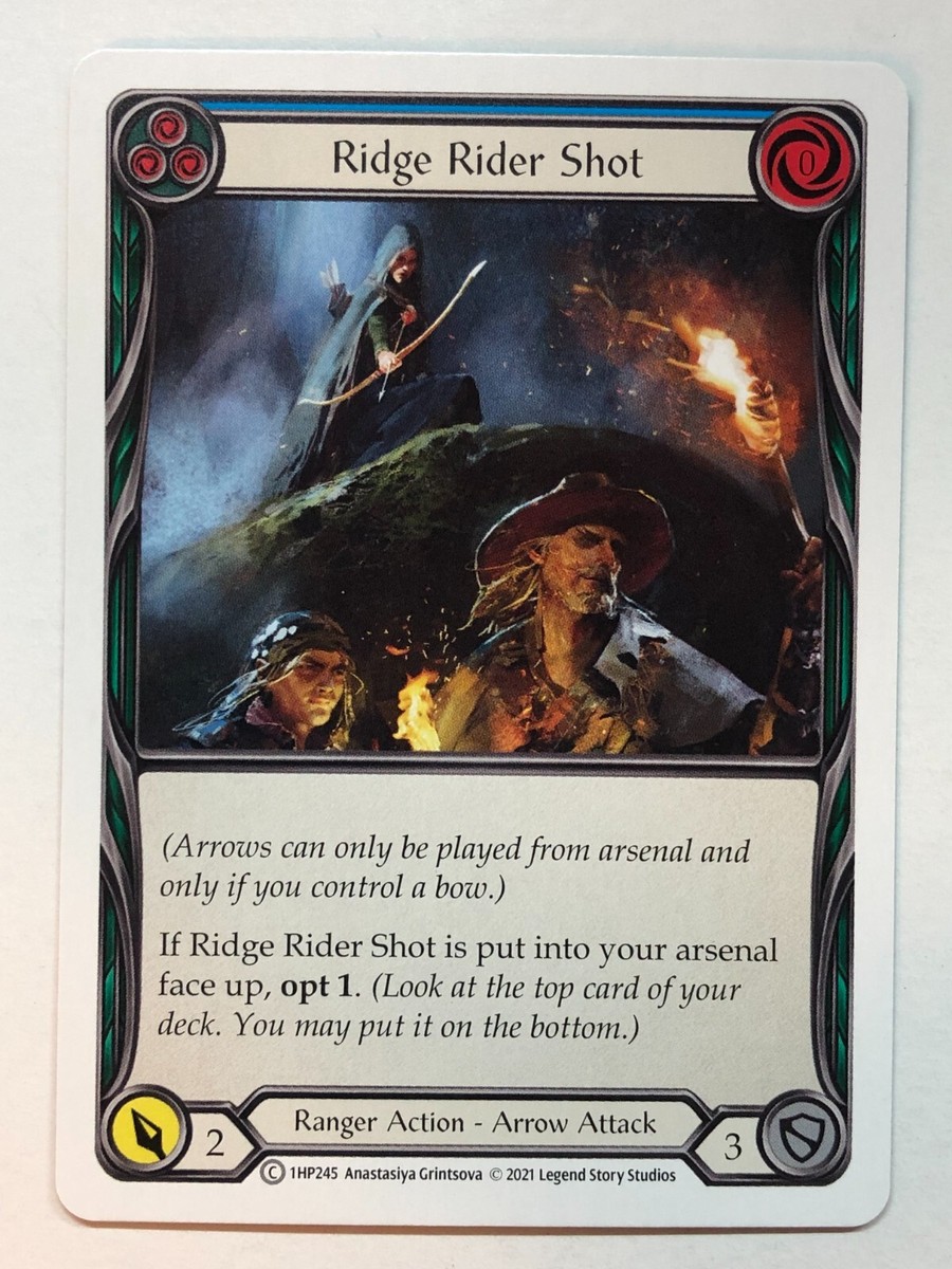Flesh And Blood History Pack Vol.1 Ridge Rider Shot (Blue) 1HP245 NM/M |  eBay