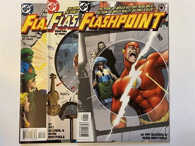 THE FLASH : FLASHPOINT #1 2 3 Elsewords Complete Series DC Comics 1999 VF/NM