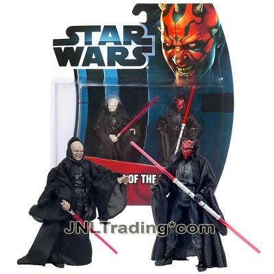 Yr 2012 Star Wars Movie Heroes EMERGENCE OF THE SITH Darth Sidious & Darth Maul