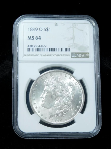 1899-O $1 Morgan Silver Dollar - NGC MS64