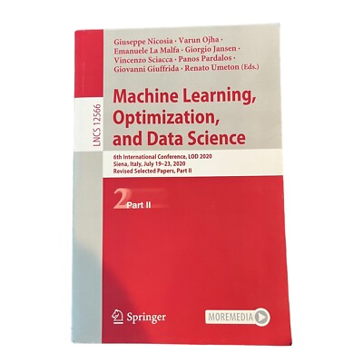 Machine Learning, Optimization, And Data Science: 6Th International Confere...