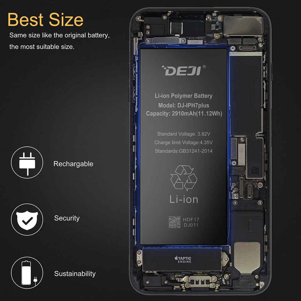 Batería interna de repuesto OEM Apple para iPhone X 5 6s 7 8 Plus SE + kits de herramientas Foto 4 de 4