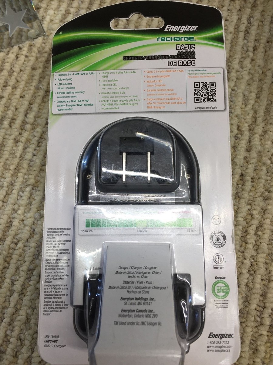 Energizer NiMHバッテリーチャージャー Amazon.com: Energizer Recharge 1-Hour Charger for NiMH