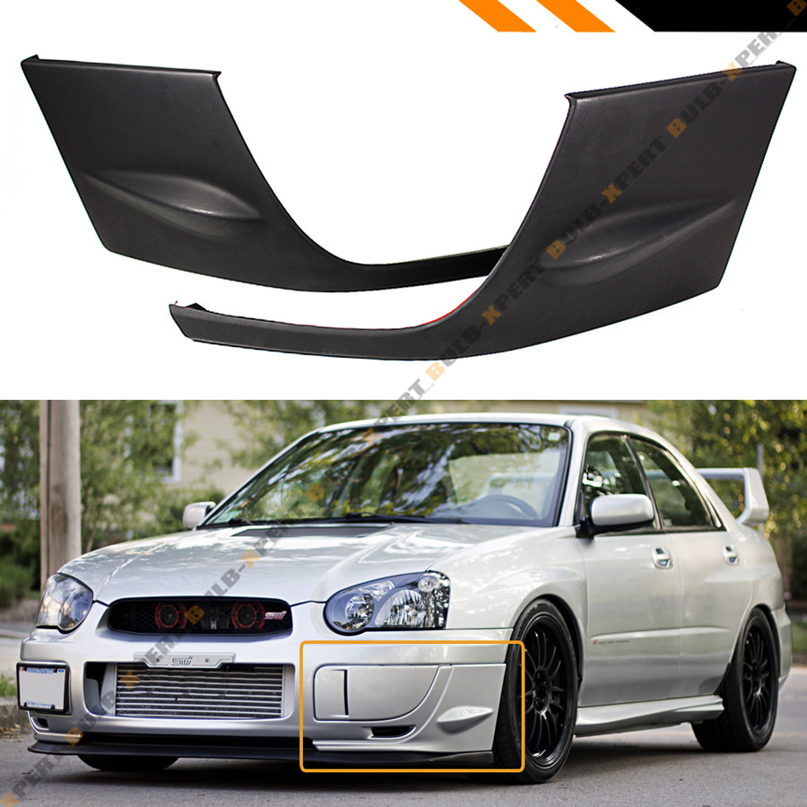 FOR 2004-05 SUBARU IMPREZA WRX STI GD 2PC FRONT BUMPER SIDE